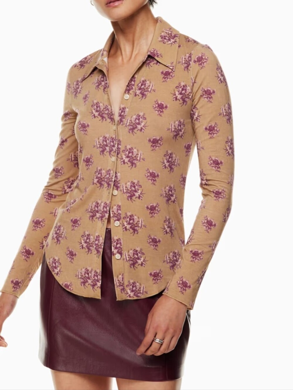 Wilfred Pose Long sleeve Button Down Shirt